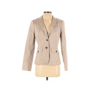 EUC Banana Republic Size 4 Blazer Khaki Fitted Tailored Officewear Career